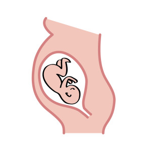 胎児の時に頭蓋骨や内臓の歪みが出る場合があります